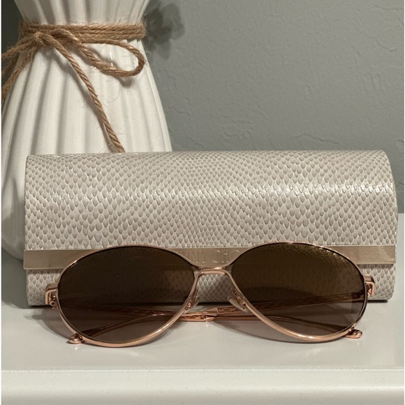 Jimmy Choo Rose Gold Sunglasses - Picture 2 of 6